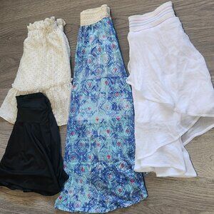 Lot of 4 Girls Skirts /Skort Size 10/12